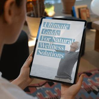 Free wellness guide promoting natural daily health support